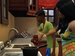 Indian operate Son Fucks Desi Mom After He Masturbated Watching Porn Videos In The Same Room
